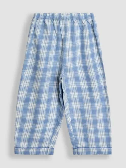 Bleu motif renard - Pyjama JoJo Maman Bébé tissé à carreaux Character