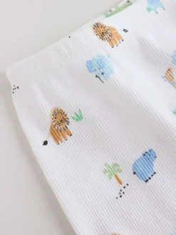 Bleu motif safari - Ensemble 6 Pieces Haut & Leggings BÉBÉ (0mois-3ans)