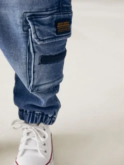 Bleu moyen - Comfort Cargo Jeans (3mths-7yrs)