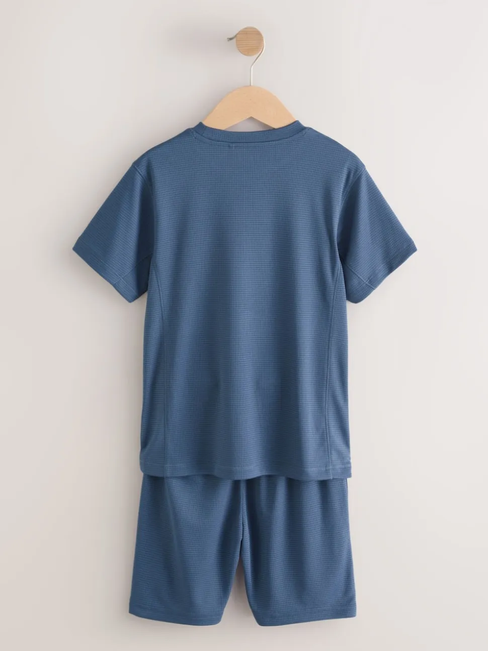 Bleu moyen - Ensemble t-shirt et short de sport (3-16 ans)