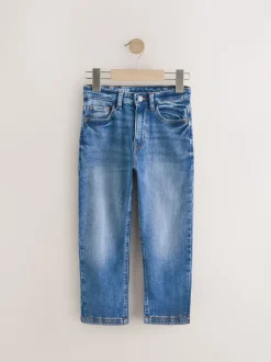 Bleu moyen - Jeans extensibles (3-17yrs)