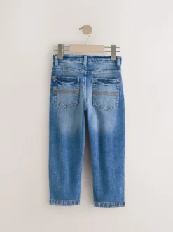 Bleu moyen - Jeans extensibles (3-17yrs)