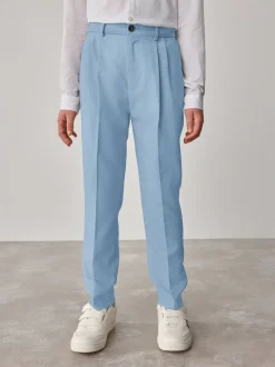 Bleu moyen - Pantalons de costume Baker By Ted Baker