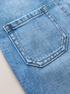 Bleu moyen - Salopette en denim (3mths-7yrs)