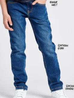 Bleu moyen - Slim/coupe slim Jeans Lee Luke
