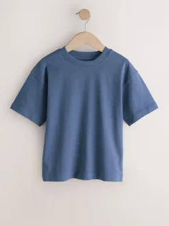 Bleu moyen - T-shirt Manches courtes (3-16ans)
