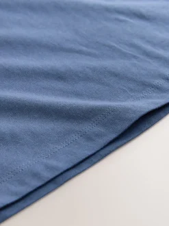 Bleu moyen - T-shirt Manches courtes (3-16ans)