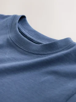 Bleu moyen - T-shirt Manches courtes (3-16ans)