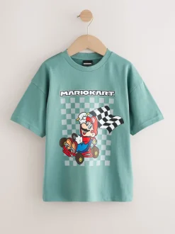Bleu moyen - T-shirt Mario Gaming (3-16ans)
