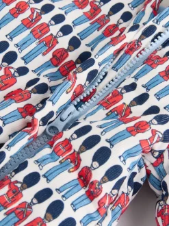 Bleu Solider - Cath Kidston Bébé Combinaison Tout-en-un en velours côtelé