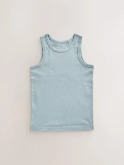 Bleu tonal - Lot de 10 gilets en coton (1.5-16ans)