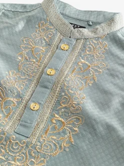 Bleu Turqouise - Eid Kurta (3mths-16yrs)