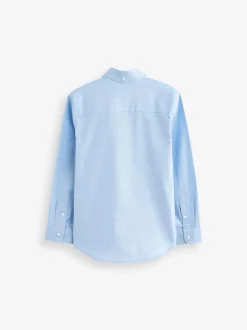 Bleu uni - Chemise Oxford (3-16ans)