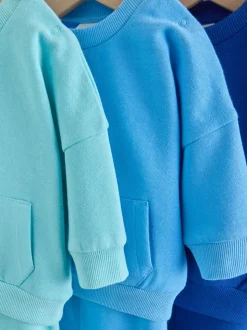 Bleu vif - Ensemble sweat et jogging bébé 6 pièces (0mois-3ans)