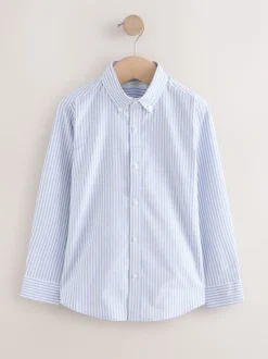 Bleu/Blanc - Chemise Oxford (3-16ans)
