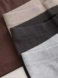 Bleu/blanc/marron - Ensemble haut et legging à manches courtes Lot de 3 (3mois7ans)