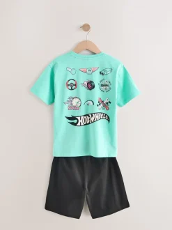 Bleu/Crème - Hot Wheels Lot de pyjamas courts 2 (9mois-10ans)