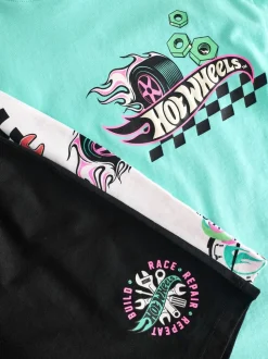 Bleu/Crème - Hot Wheels Lot de pyjamas courts 2 (9mois-10ans)