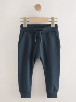 Bleu/écru/bleu marine - Lot de 5 joggings (3mois-7ans)