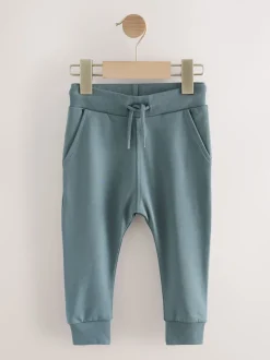 Bleu/Fauve Marron/gris anthracite - Lot de 3 joggings super skinny (3mois-7ans)