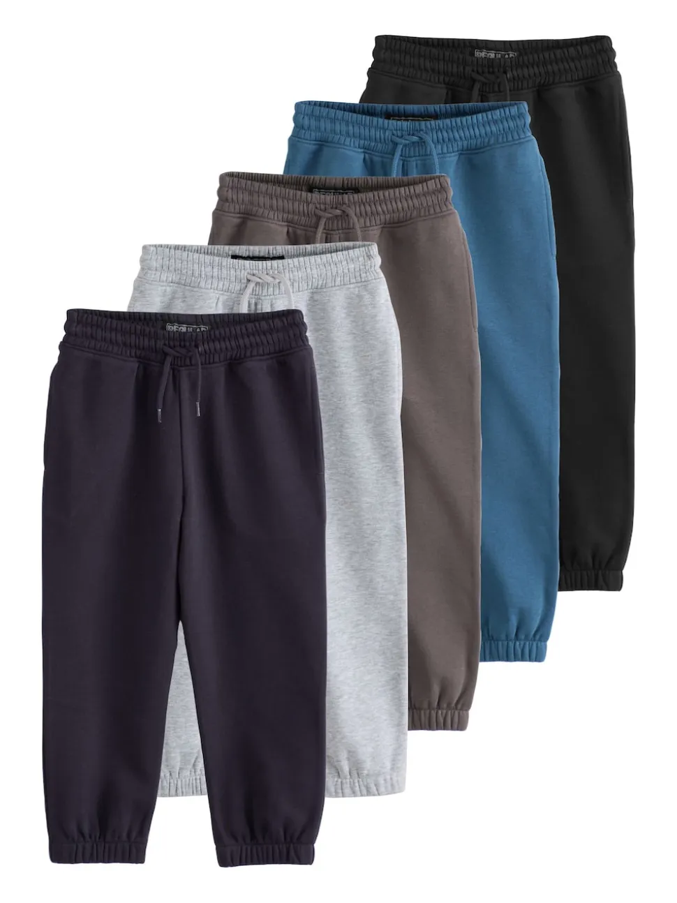 Bleu/gris/noir - Lot de 5 joggings Basic (3-16ans)