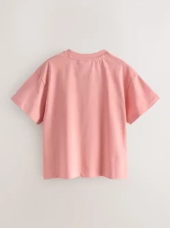 Bleu/Gris/Orange - Lot de t-shirts Baker by Ted Baker Graphic Imprimé 3 Lot