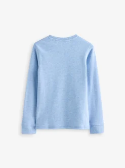 Bleu/Marine - Lot de 2 Hauts thermiques à manches longues (2-16ans)