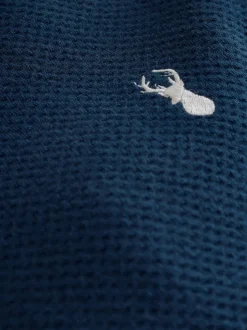 Bleu/Marine - Pyjama tissé simple (3-16ans)