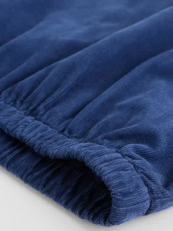 Bleu/marron Bear Hugs Slogan Borg - Ensemble Gilet et Leggings bébé (0mois-2ans)