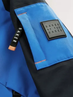 Bleu/Noir - Manteau Baker by Ted Baker imperméable colorblock