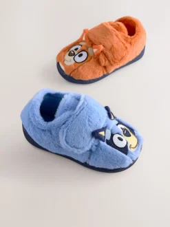 Bleu/Orange - Chaussons Bluey Cupsole