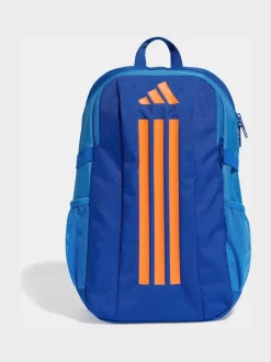 Bleu/Orange - Sac à dos adidas enfant à 3 rayures