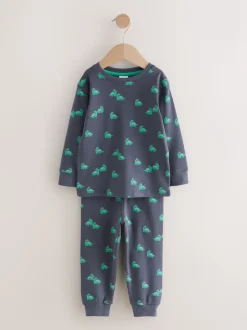 Bleu/Rouge/Crème - Lot de 3 pyjamas Snuggle (9mois-10ans)