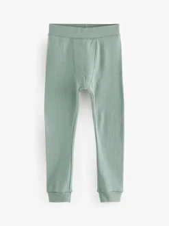 Bleu/sarcelle - Lot de 2 leggings thermiques (2-16ans)