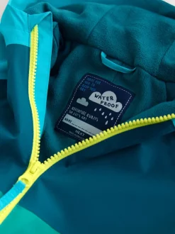 Bleu/vert - Combinaison color block (3mois-7ans)