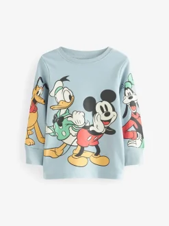 Bleu/vert - Pyjama Disney Mickey Mouse Snuggle 2 Pack (9mths-10yrs)