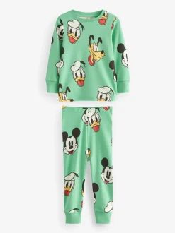 Bleu/vert - Pyjama Disney Mickey Mouse Snuggle 2 Pack (9mths-10yrs)