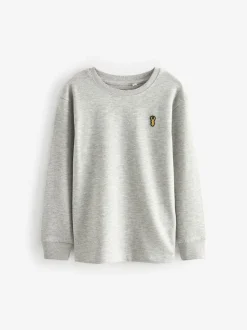 Bleu/Vert/gris/Beige Sable - Lot de 4 T-shirts à manches longues et confortables (3-16ans)