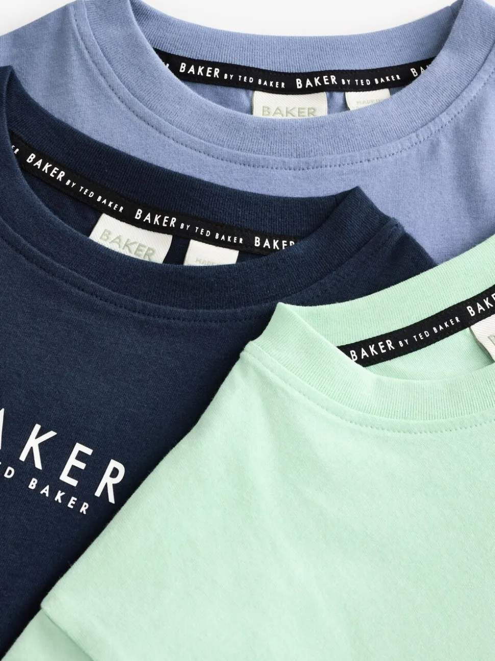 Bleu/Vert/Marine - Baker by Ted Baker T-shirt 3 Pack