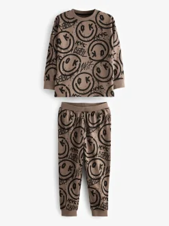 Bleu/Vert/Neutre Personnage - Lot de 3 pyjamas à manches longues (3-16ans)