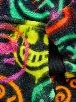 Bleu/vert/rouge/jaune Happy Face - Polaire All-In-One (5-16ans)