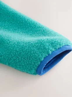 Bloc de couleur - Polaire unie à Col cheminée zippée Polaire (3mois-7ans)