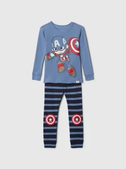 Blue Captain Amérique - Gap pyjama long en coton (12mois-5ans)