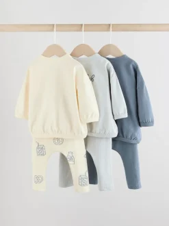 Blue Milk Club - Hauts et Leggings 6 pièces bébé (0mois-3ans)