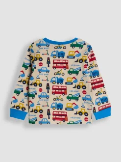 Blue Transport - Lot de 2 pyjamas JoJo Maman Bébé Mix And Match