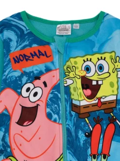 Bob à éponge bleu - Vanilla Underground Polaire enfant Tout-en-un