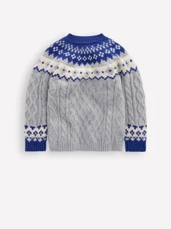 Boden Pull à torsade à motif Fair Isle