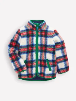 Boden Veste en borg confortable à carreaux