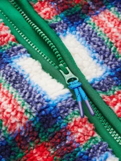 Boden Veste en borg confortable à carreaux