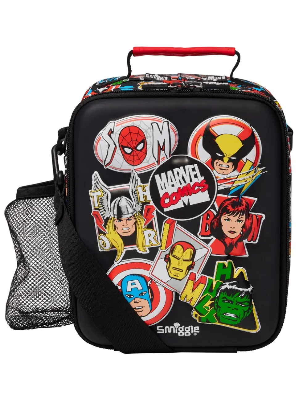 Boîte à lunch Smiggle Marvel Hardtop niveau avec sangle